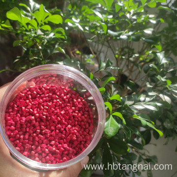 High grade pink masterbatch color granules for plastic